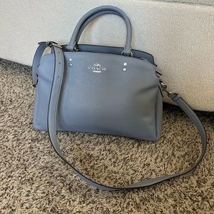 Ice blue Coach satchel, excellent condition